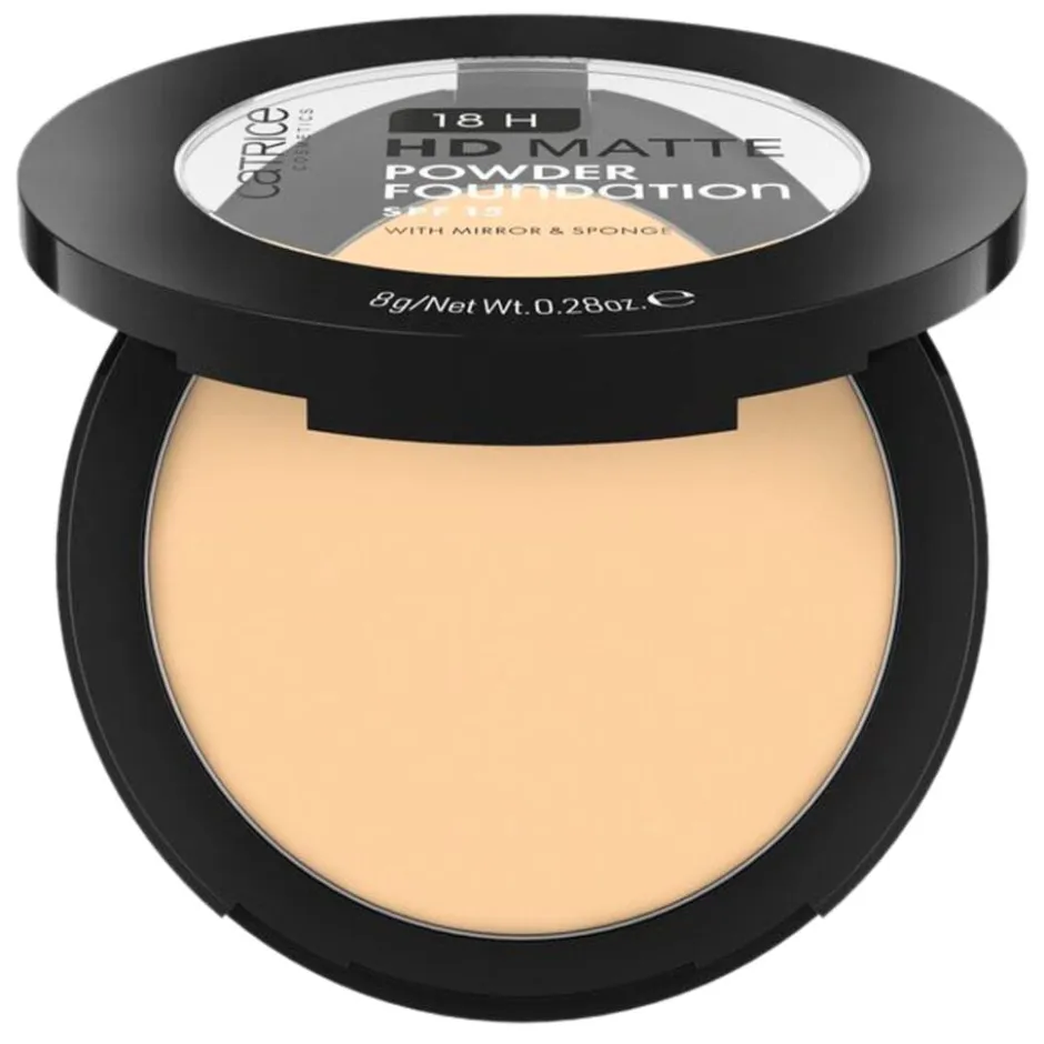 18H HD Matte 020N Powder Foundation|Catrice Best