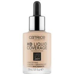 HD 010 Light Beige Liquid Coverage Foundation|Catrice Best