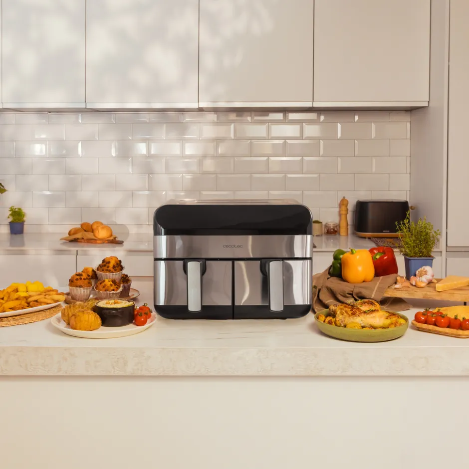 Cecotec Dubbele Airfryer XXL< Frituurpannen En Airfryers