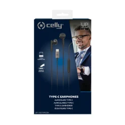 Celly Oordopjes Stereo USB-C zwart< Oordopjes
