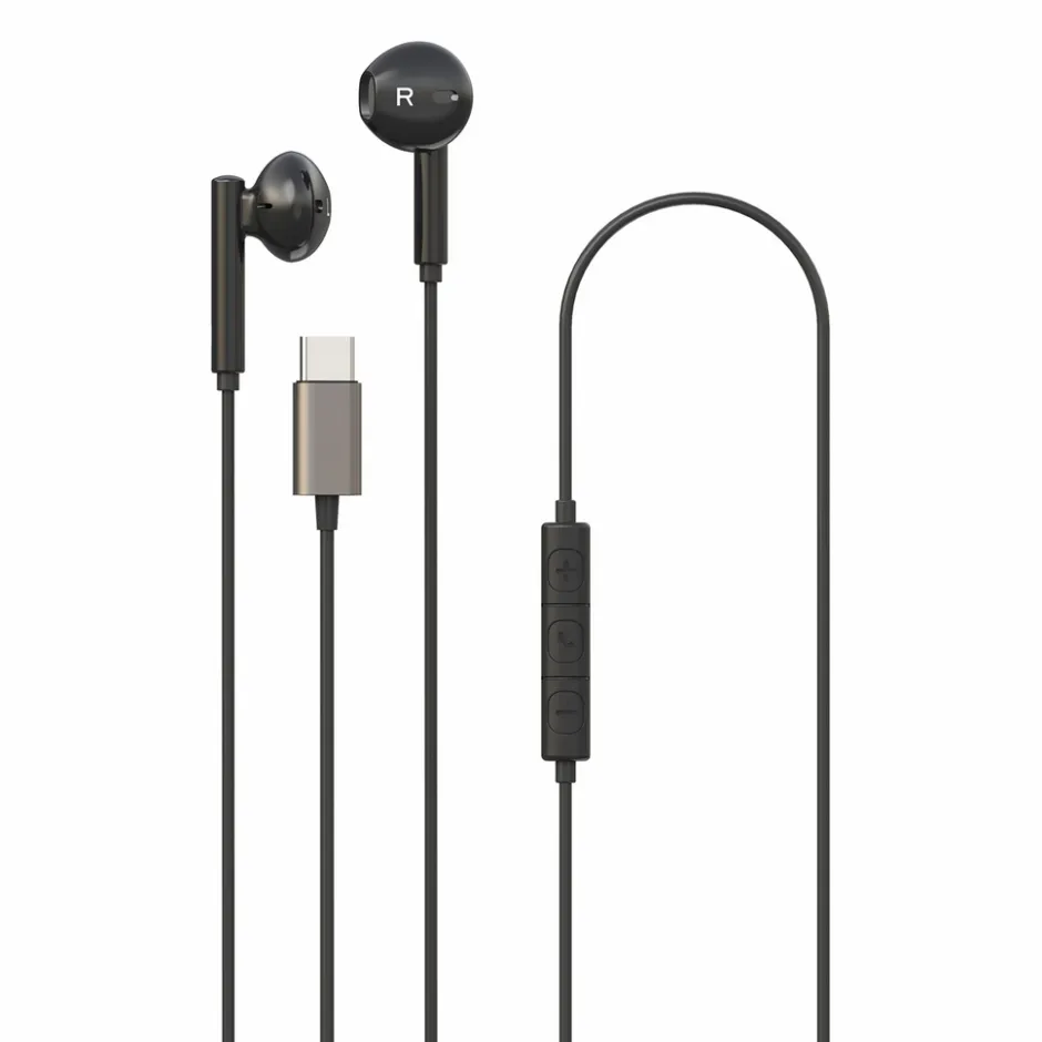 Celly Oordopjes Stereo USB-C zwart< Oordopjes