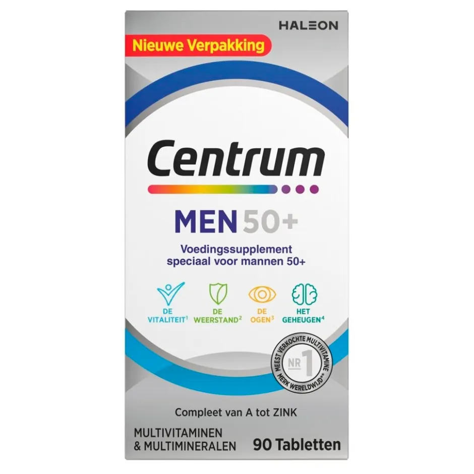 Men 50+ Multivitaminen Tabletten|Centrum Outlet