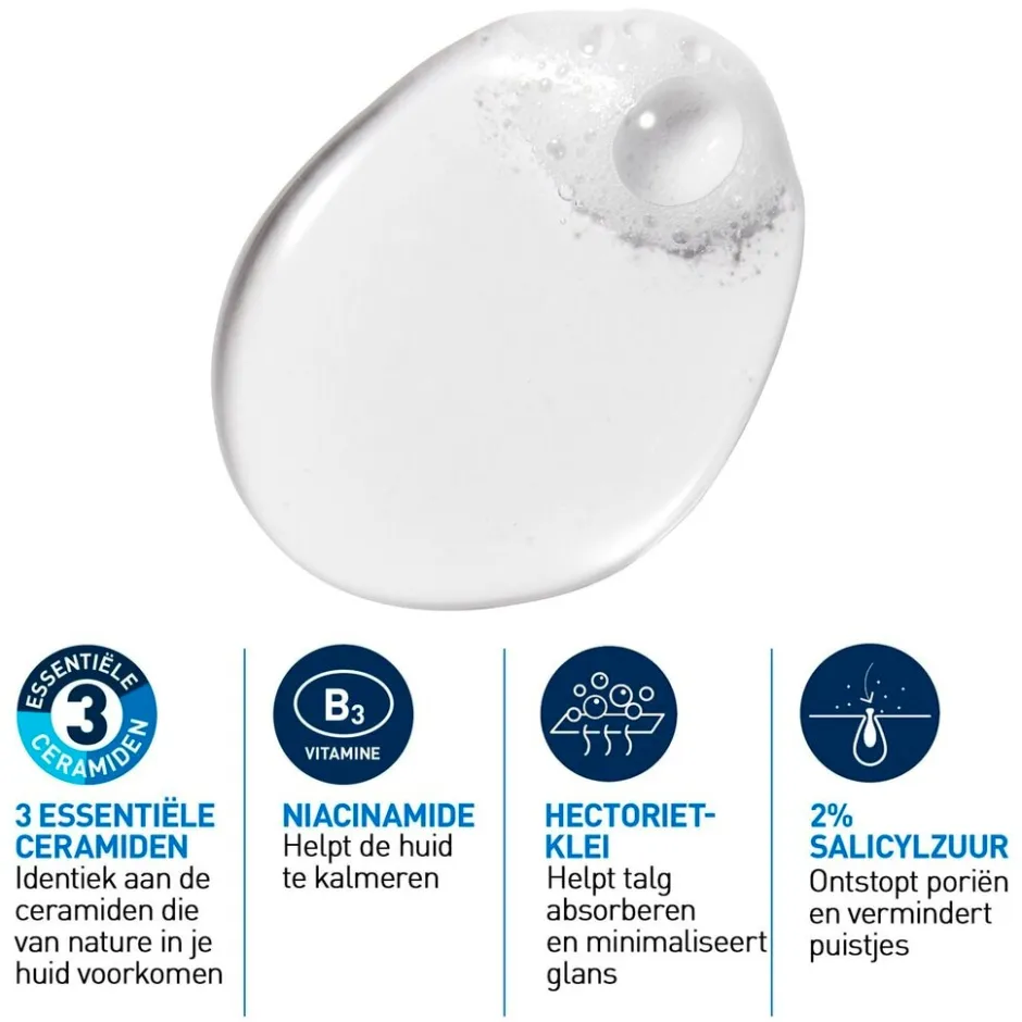 CeraVe Anti-Onzuiverheden Reinigingsgel< Dermacare|Gezichtsreiniging