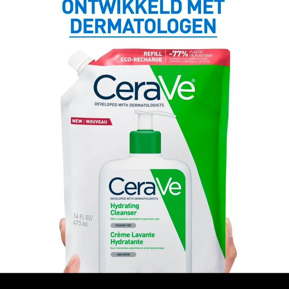 Hydraterende Reinigingscrème Navulling|CeraVe New