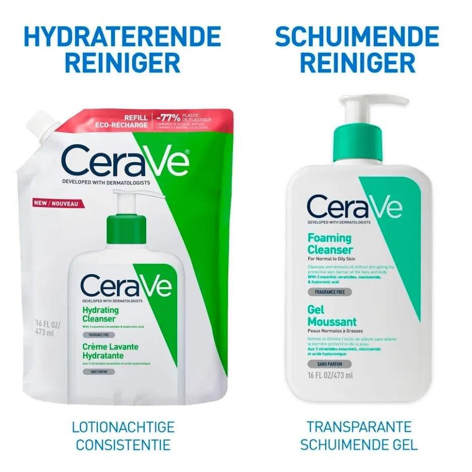Hydraterende Reinigingscrème Navulling|CeraVe New