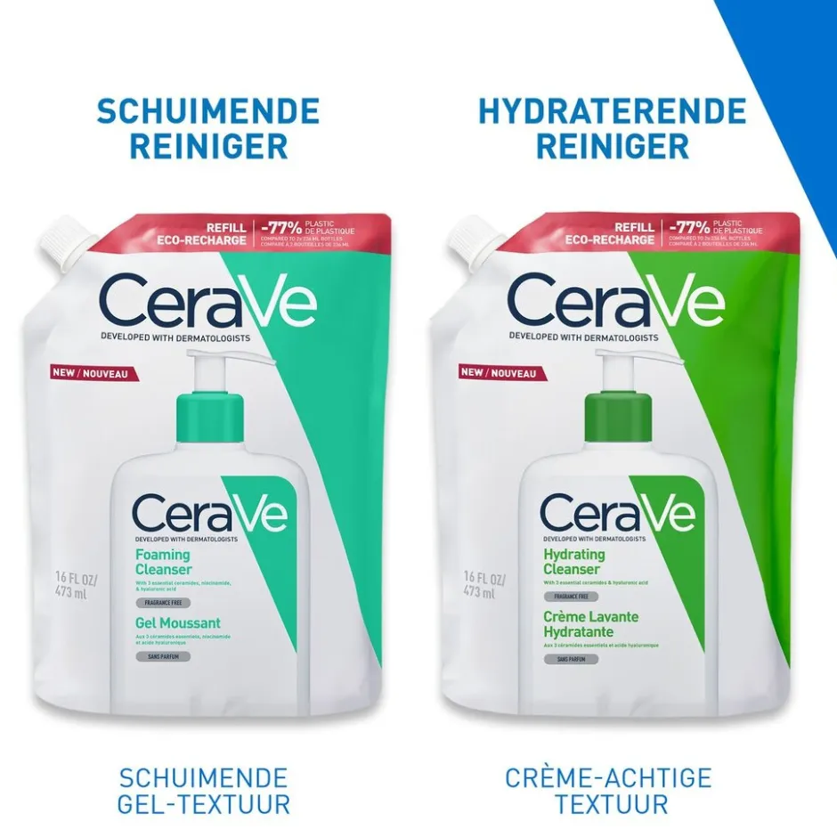 CeraVe Schuimende Reinigingsgel Navulling< Dermacare|Gezichtsreiniging