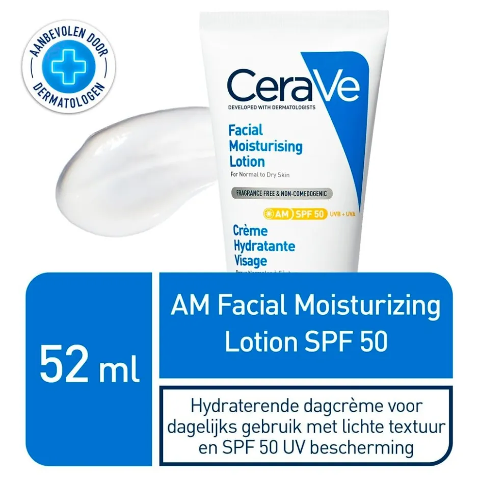 CeraVe SPF50 Hydraterende Gezichtscrème< Dermacare|Dagcreme