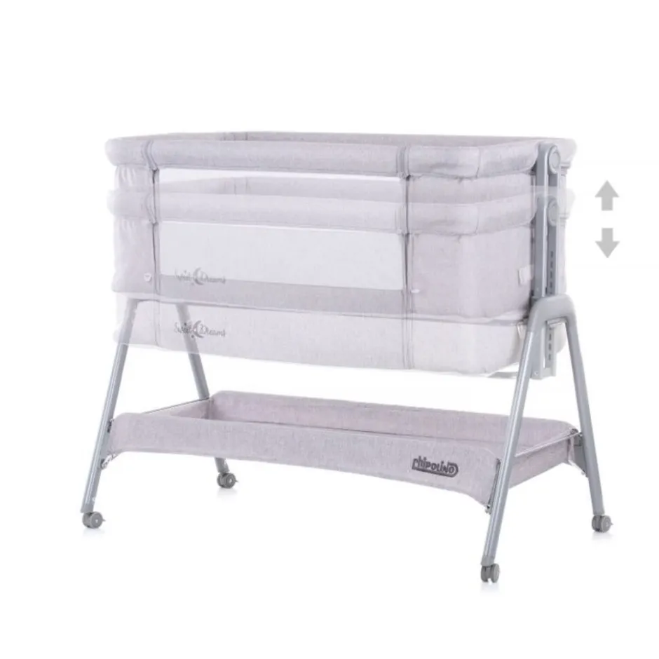 Sweet Dreams Wieg/Co-sleeper met Wieltjes|Chipolino Hot