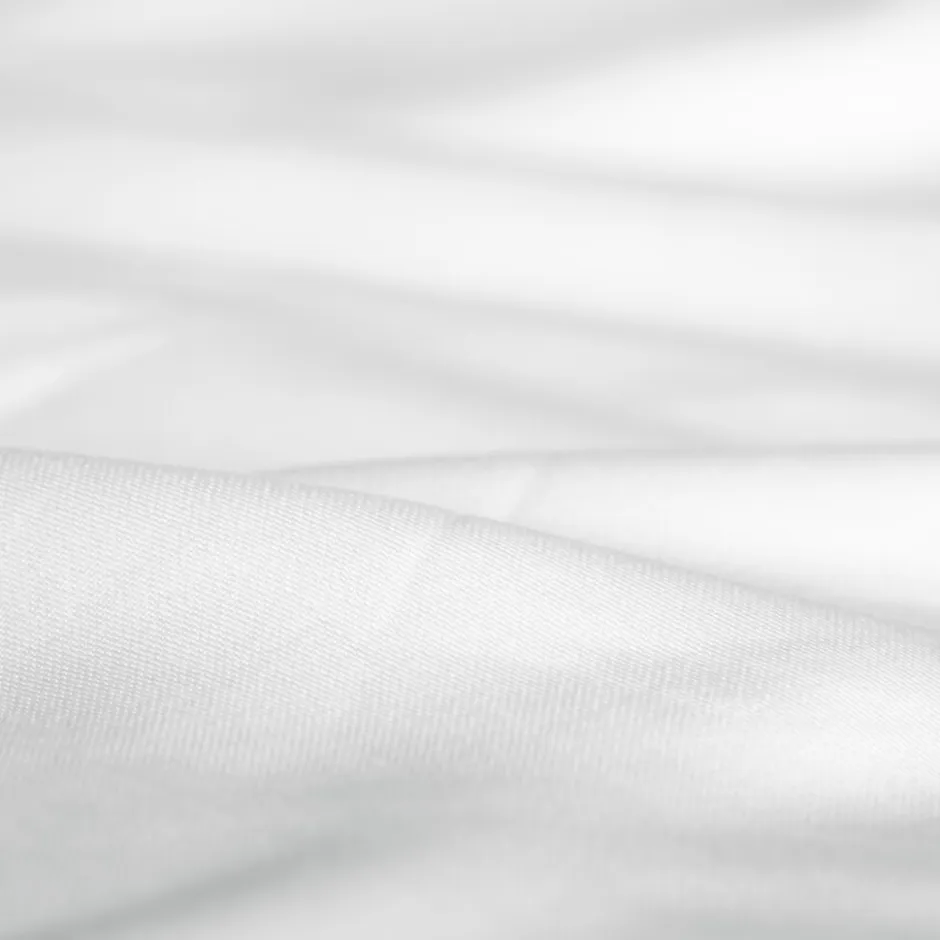 Cinderella Dubbele Splittopper Hoeslaken Katoen Satijn Sunday - white 180x210cm< Slapen