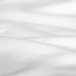 Dubbele Splittopper Hoeslaken Katoen Satijn Sunday - white 180x200cm|Cinderella Sale