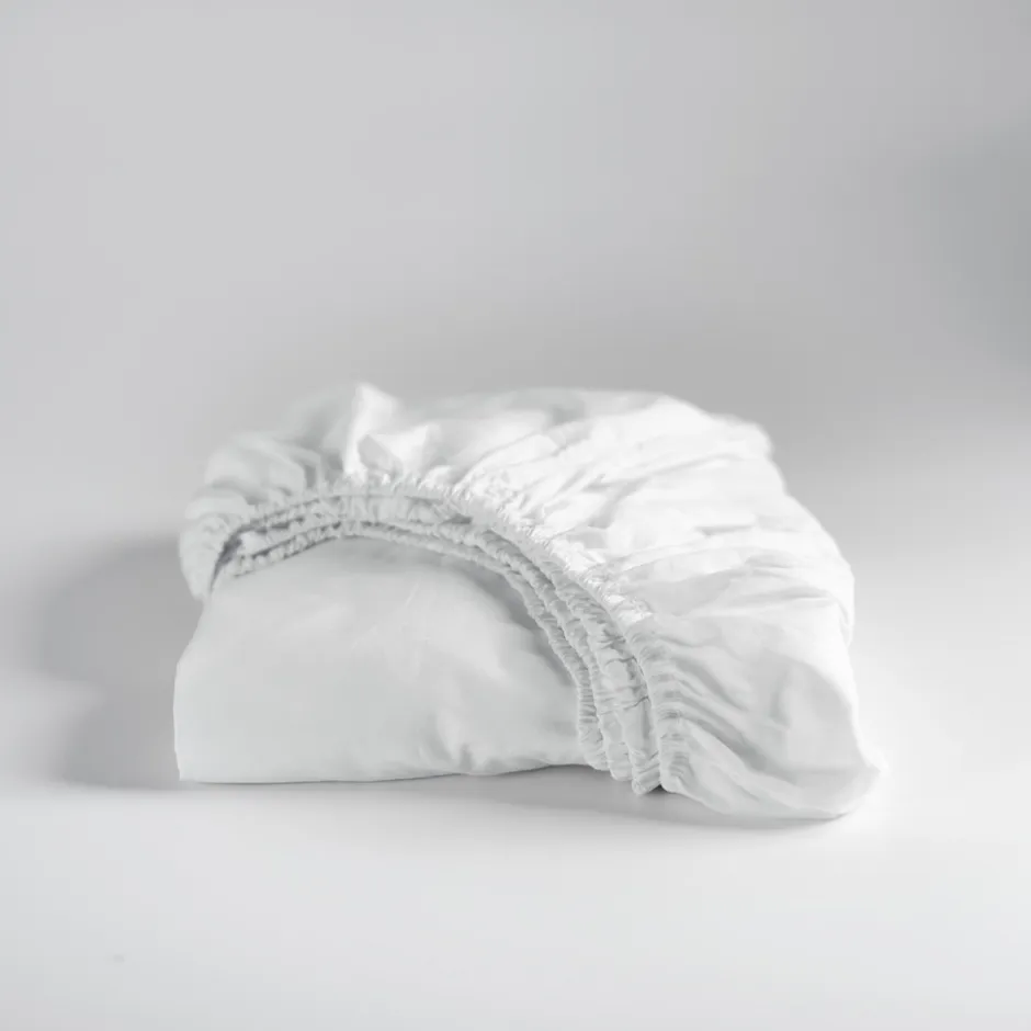 Cinderella Hoeslaken Basic Katoen 30cm Hoekhoogte - white 180x210cm< Slapen