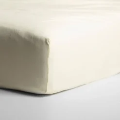 Cinderella Hoeslaken Dubbel Jersey Stretch 40cm Hoek - ivory 160x200/210cm< Slapen
