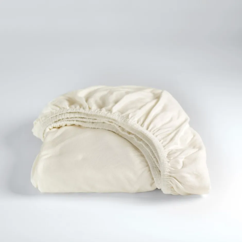Cinderella Hoeslaken Dubbel Jersey Stretch 30cm Hoek - ivory 180x220 - 200x200cm< Slapen