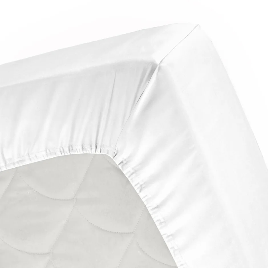 Cinderella Hoeslaken Jersey Stretch 30cm Hoge Hoek - white 80/90x200cm< Slapen