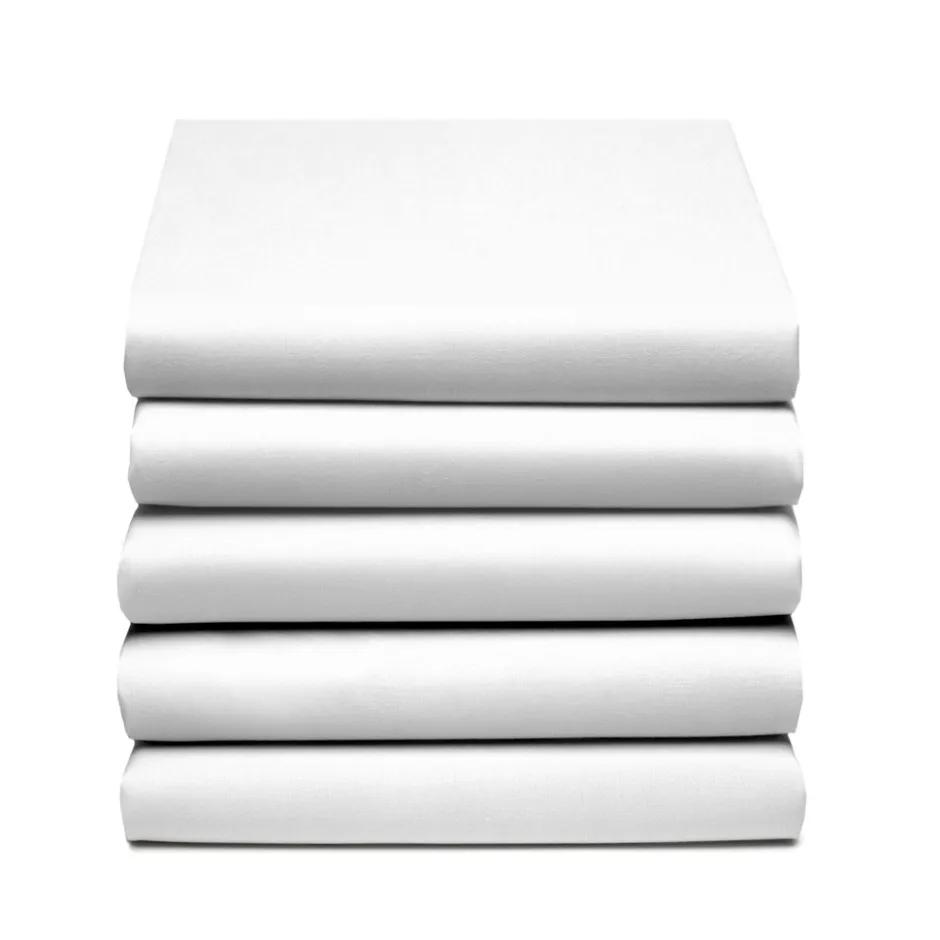Cinderella Splittopper Hoeslaken Jersey Katoen Stretch Single Split - white 200x200/210cm< Slapen