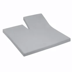 Cinderella Splittopper Hoeslaken Jersey Katoen Stretch Single Split - light grey 160x200/210cm< Slapen