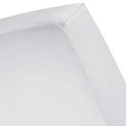 Splittopper Single Split Hoeslaken Katoen Satijn - light grey 180x210cm|Cinderella New