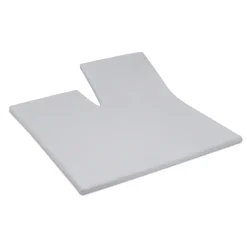 Cinderella Splittopper Single Split Hoeslaken Basic Katoen - light grey 160x200cm< Slapen