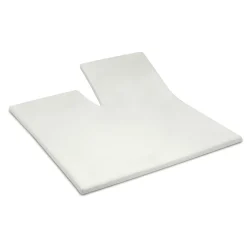 Splittopper Single Split Hoeslaken Katoen Satijn - ivoor 180x200cm|Cinderella Best