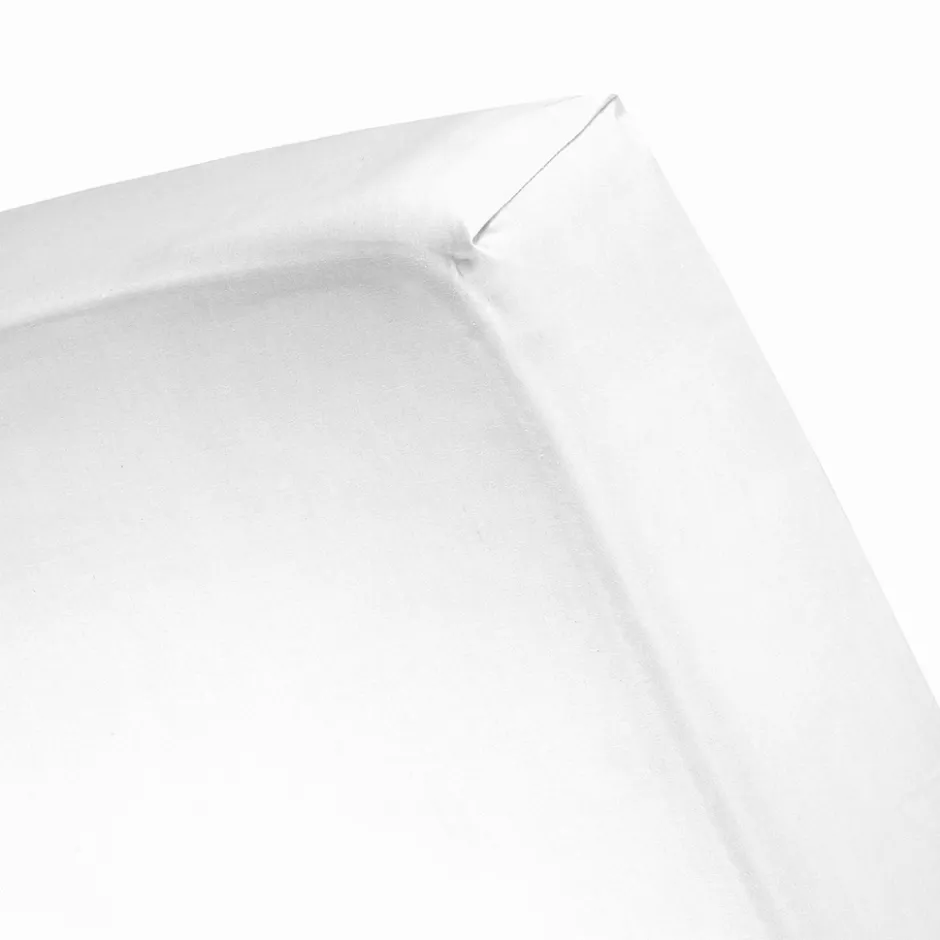 Topper Hoeslaken Basic Katoen - white 90x210cm|Cinderella Best