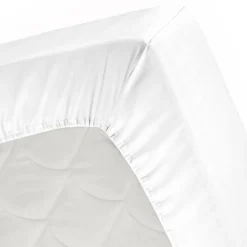 Topper Hoeslaken Katoen Satijn - white 180x200cm|Cinderella Hot