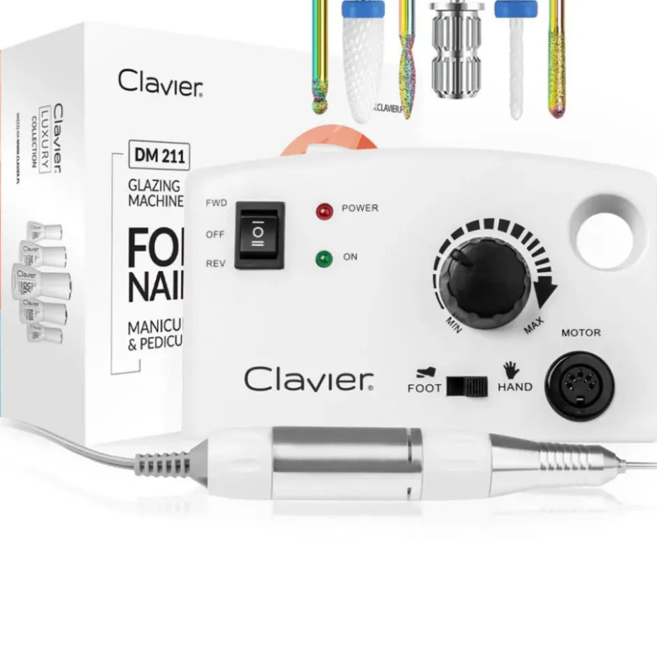 Clavier Professionele Nagelfrees Machine Voor Manicure en Pedicure DM 211< Manicure- En/Of Pedicureset
