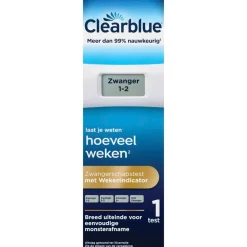 Clearblue Digitale Zwangerschapstest met Wekenindicator< Zelftesten
