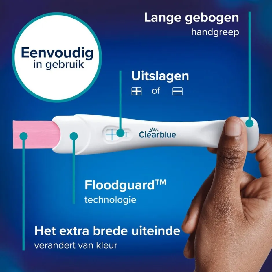 Clearblue Snelle Detectie Zwangerschapstest< Zelftesten