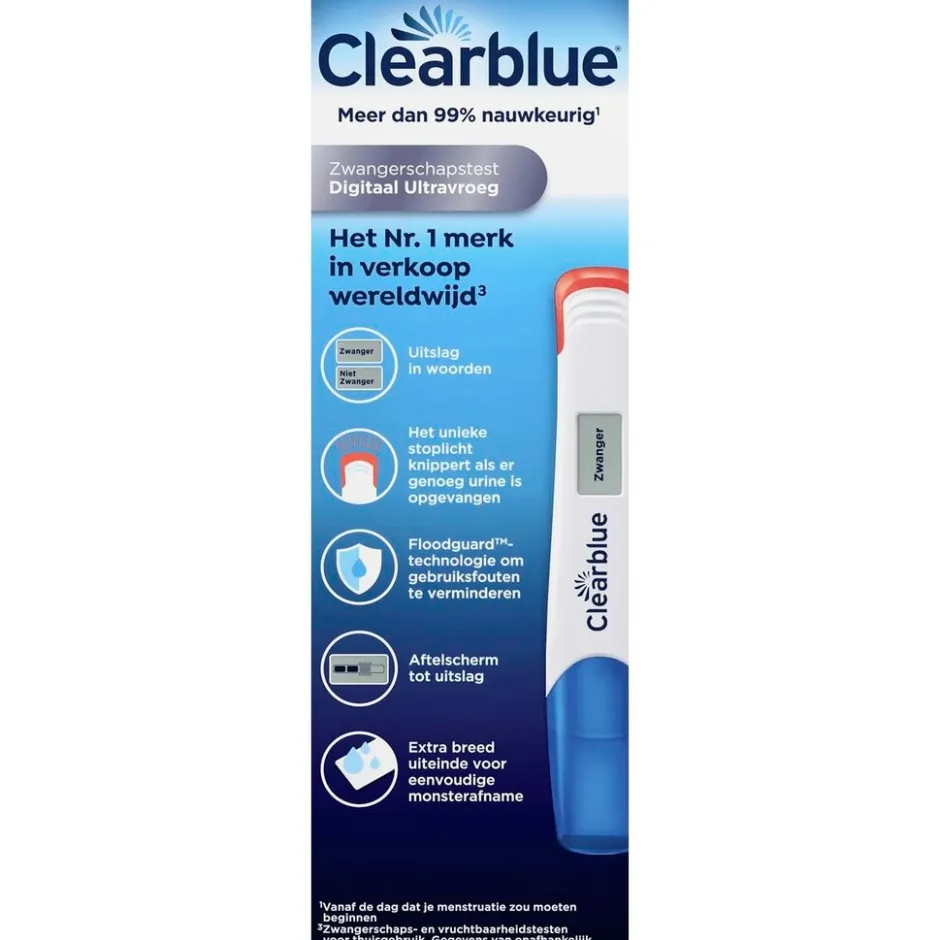 Ultravroeg Digitaal Zwangerschapstest|Clearblue Discount