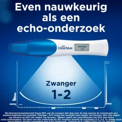 Clearblue Zwangerschapstest met Wekenindicator< Zelftesten
