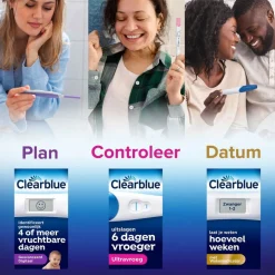 Clearblue Zwangerschapstest met Wekenindicator< Zelftesten