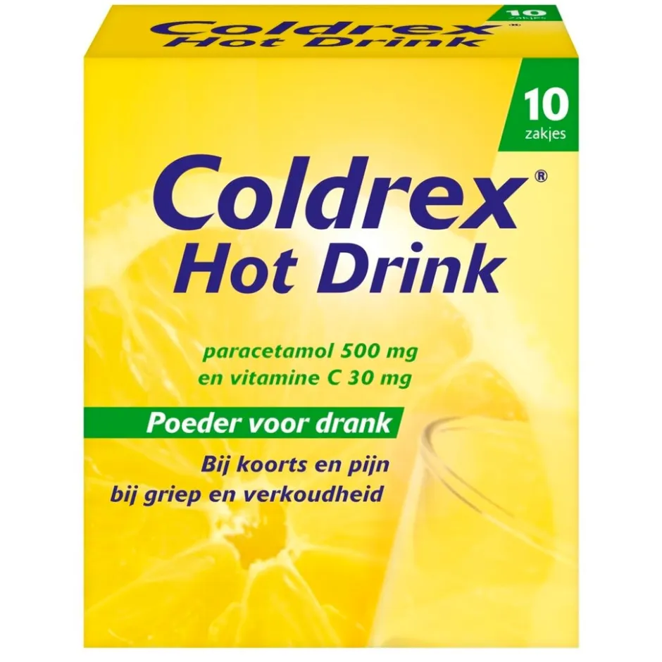 Coldrex Hot Drink 500mg Poeder voor Drank|Hot Coldrex Outlet