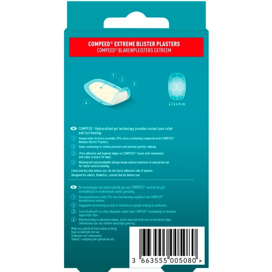 Extreme Blarenpleisters|Compeed Hot