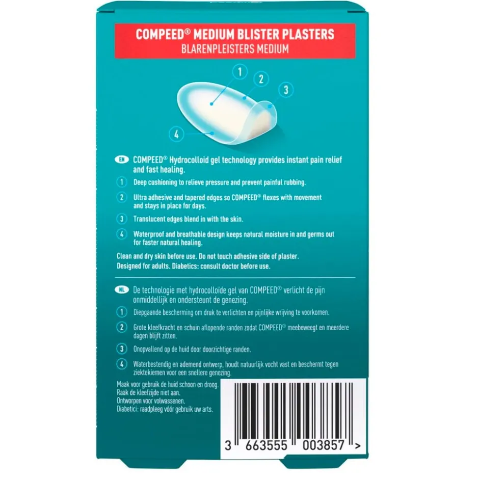 Compeed Medium Blarenpleisters< Blaren|Pleisters