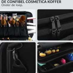 Cosmetica Koffer Make-up Koffer met verstelbare vakken|Confibel Online