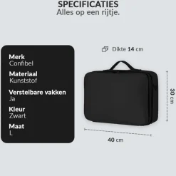 Cosmetica Koffer Make-up Koffer met verstelbare vakken|Confibel Online