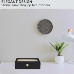Luxe Houten Horloge Box Geschikt voor Horloges en Sieraden|Confibel Online