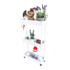 Opbergrek Organizer 3 Etages Metalen Rack voor Keuken Badkamer Kantoor|Confibel Online