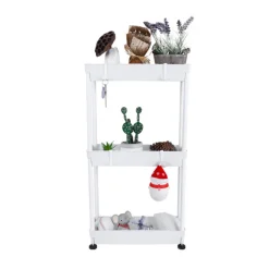 Opbergrek Organizer 3 Etages Metalen Rack voor Keuken Badkamer Kantoor|Confibel Online