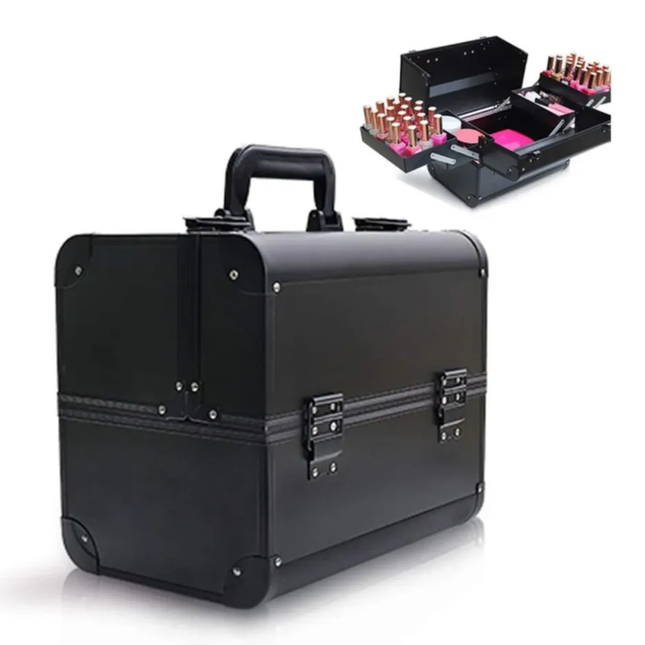 Opvouwbare Cosmetica Koffer 5 Opbergvakken Beauty Case|Confibel New