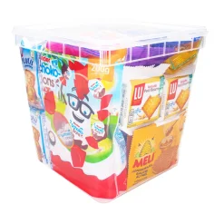 Cookies & snacks maandpakket Jules Destrooper, Lotus, LU, Kinder & Meli| Sale