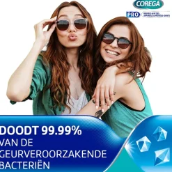 Corega Pro Dagelijkse Reiniger voor Beugels & Bitjes Tabletten< Kunstgebitreiniger