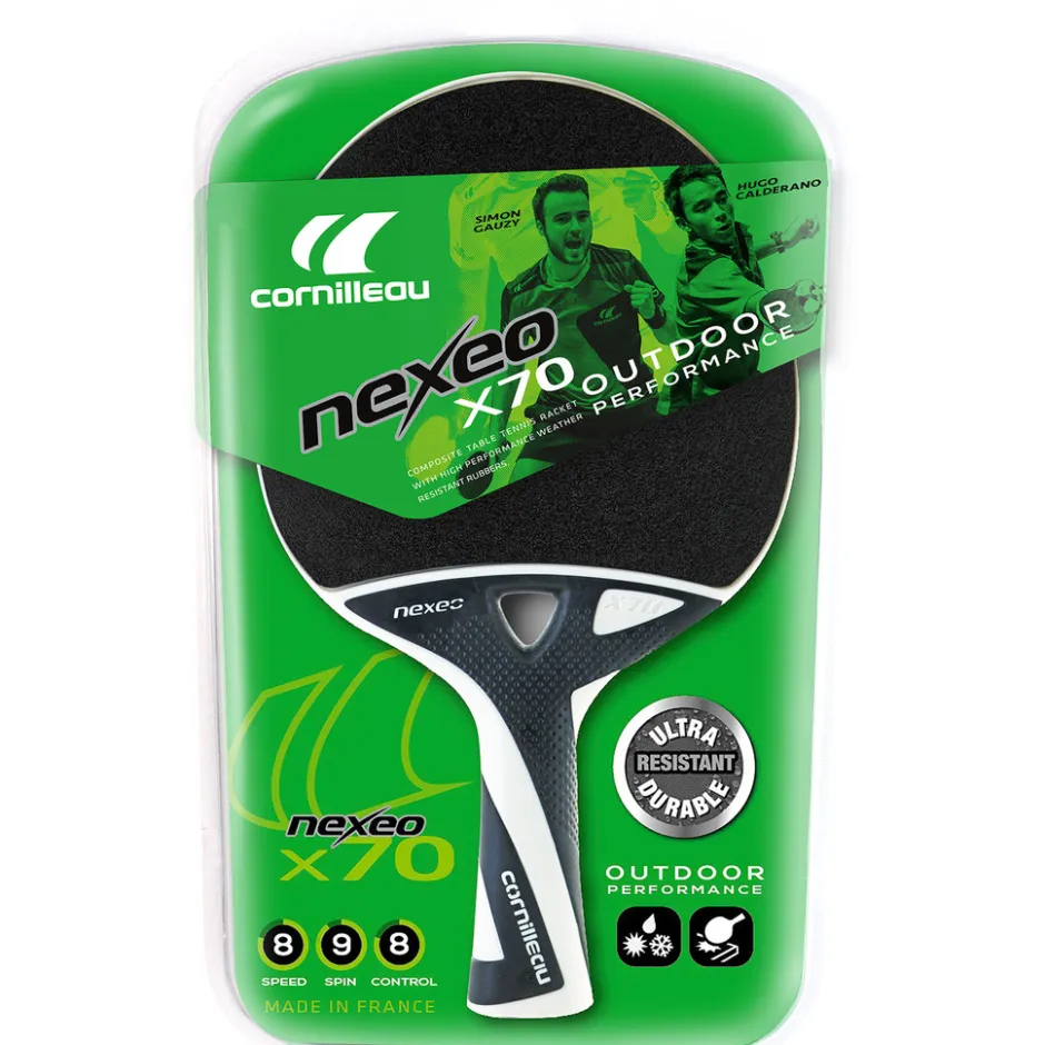 Cornilleau Nexeo X70 Carbon Tafeltennisbat< Tafeltennisbatjes