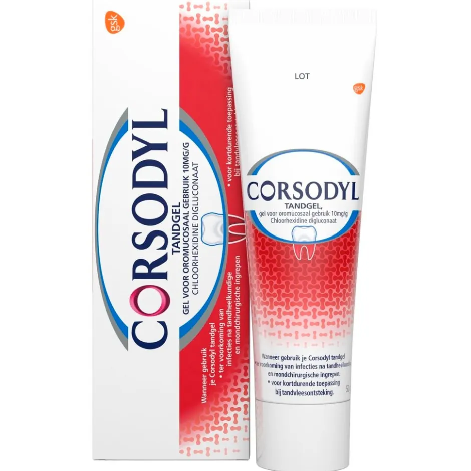 Corsodyl 1% Tandgel< Oor En Mond