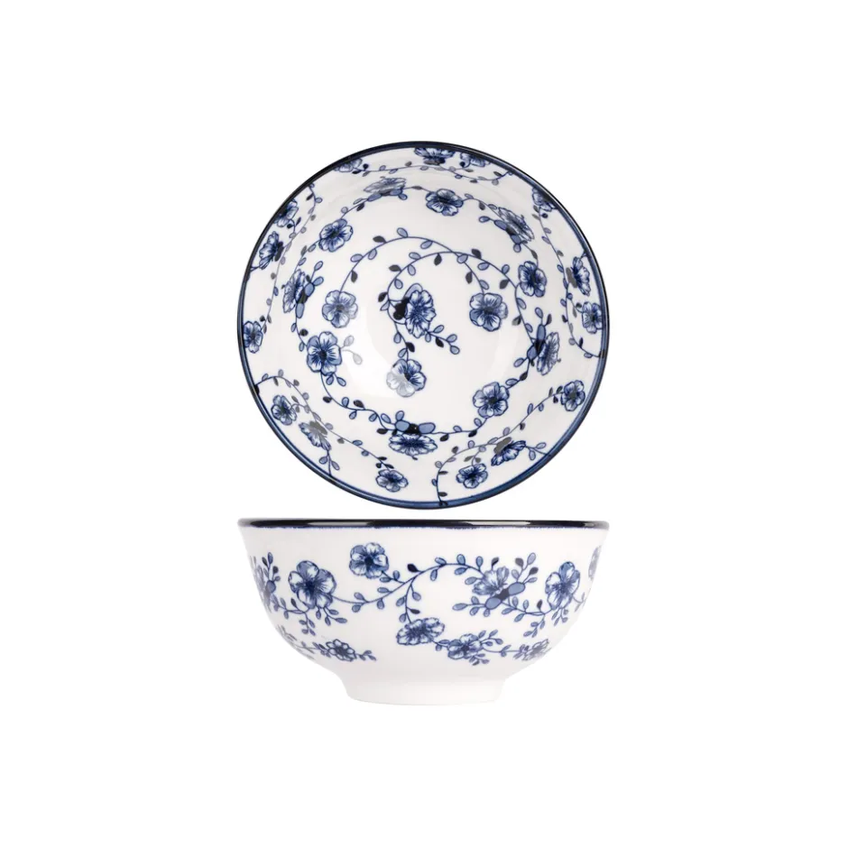Cosy & Trendy 4 Stuks Flor Azul Kommetjes Porselein| Hot