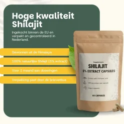 Shilajit Extract (5%) Capsules 500 mg|Cupplement Clearance