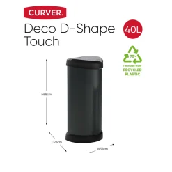 Decobin Push Prullenbak|Curver Outlet