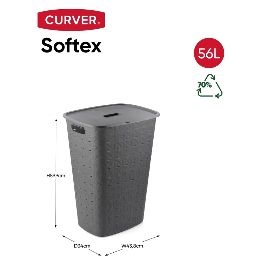 Softex Wasbox met Deksel + Wasmand|Curver Sale