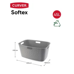 Curver Softex Wasbox met Deksel + Wasmand< Opbergen