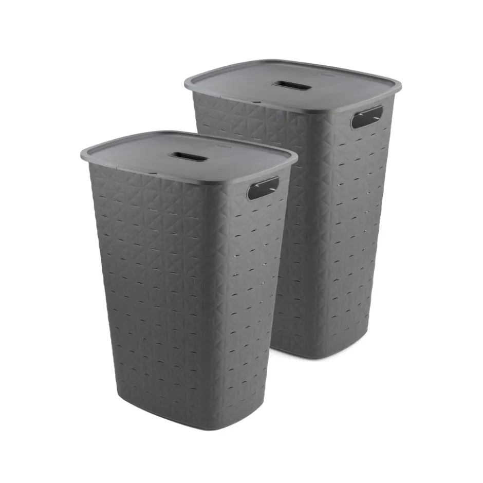Curver Softex Wasmand met Deksel< Opbergen